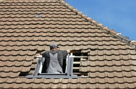 Pose de velux - Champvert